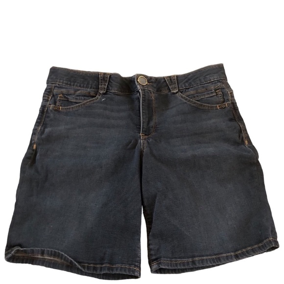 Democracy Ab’Solution Bermuda Stretch Short Blue Size 12X8” Casual Vacation - Picture 1 of 5
